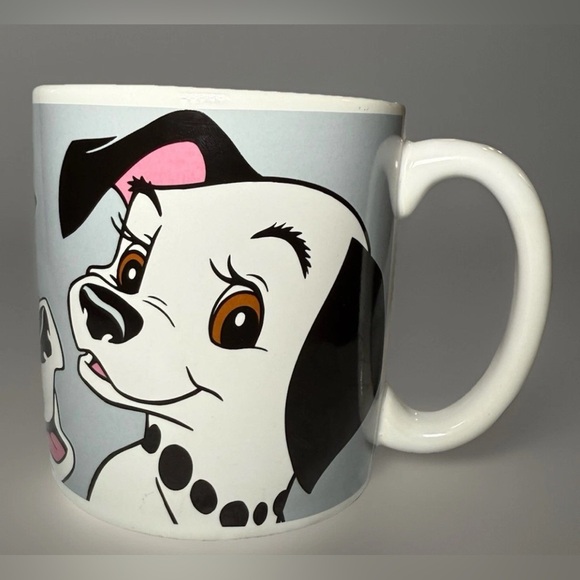 Disney Store Exclusive 101 Dalmatians Puppies Large Coffee Tea Mug Vintage - Picture 3 of 5